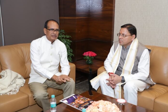 CM Pushkar Singh Dhami met with Union Minister Shivraj Singh Chouhan